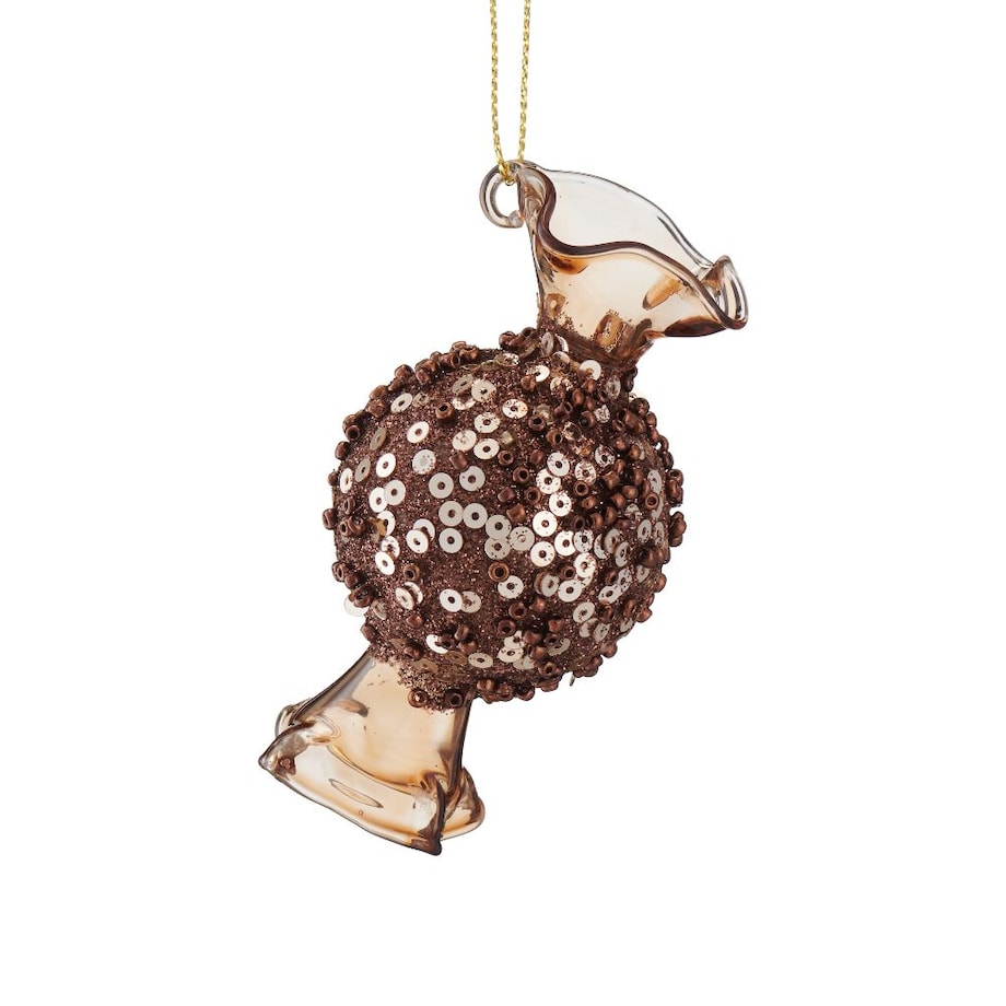 VILLA ITALIA Bombka szklana CUKIEREK choco 8 cm