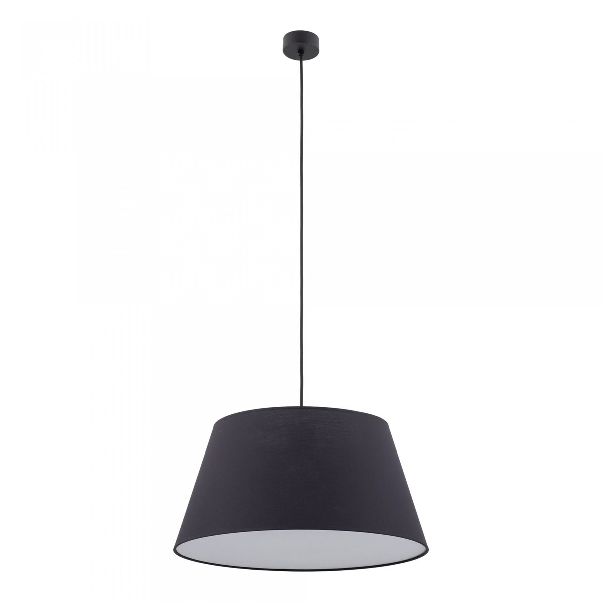 Lampa wisząca TK Lighting FORMO BLACK 11318 czarna stal E27 regulowana wysokość nowoczesna do salonu i kuchni