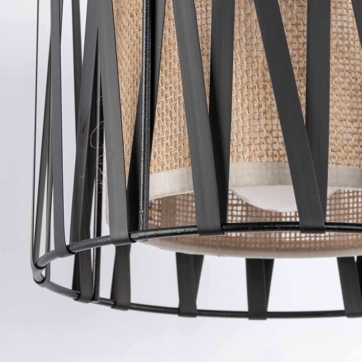 Kinkiet z włącznikiem TK Lighting HARMONY NATURE 5950 czarno-brązowy E27 do sypialni i salonu