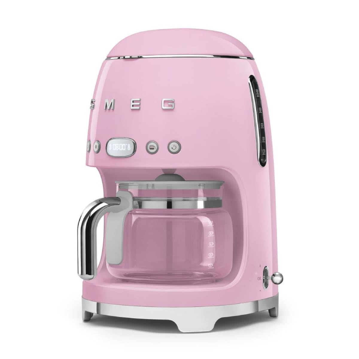 Ekspres do kawy przelewowy pastelowy róż 50's Style, SMEG