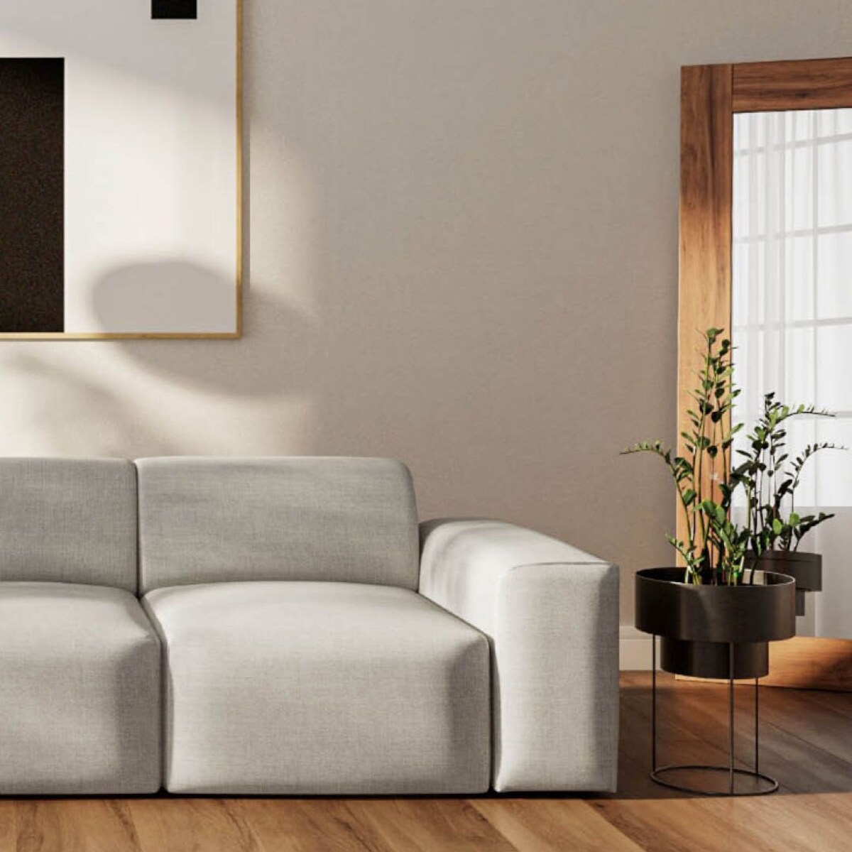 Villet Sofa 3 osobowa jasno beżowa