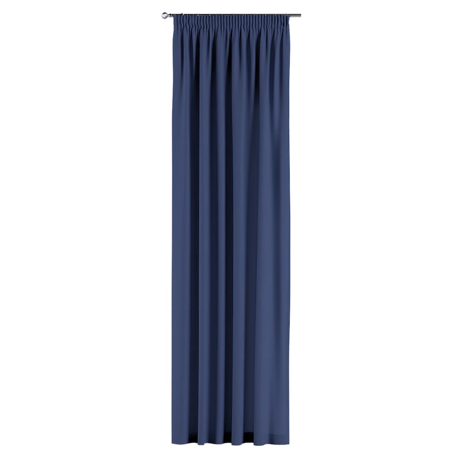 Zasłona na taśmie marszczącej 1 szt. 130x260 granatowy