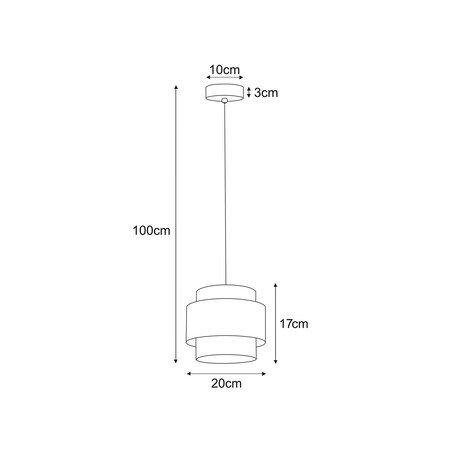 Lampa wisząca K-5230 z serii GATO