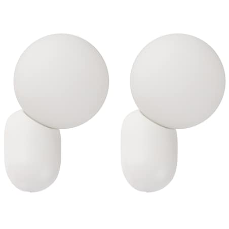 Zestaw 2 lamp ściennych HELME Biały