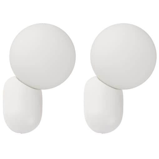 Zestaw 2 lamp ściennych HELME Biały