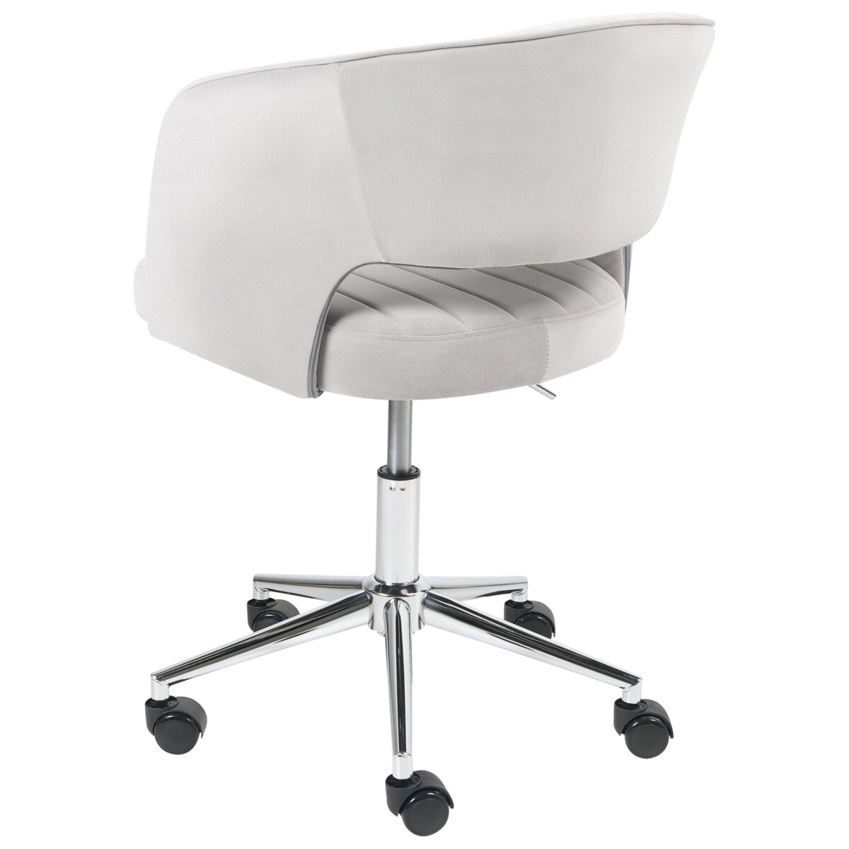 Krzesło biurowe Obrotowy KATONAH Welur Jasnoszary