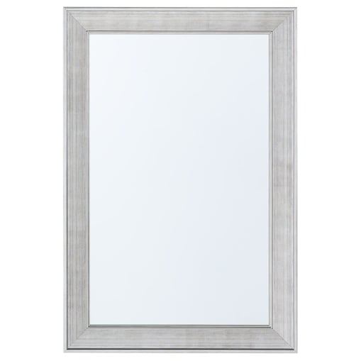 Lustro ścienne 61 x 91 cm srebrne BUBRY