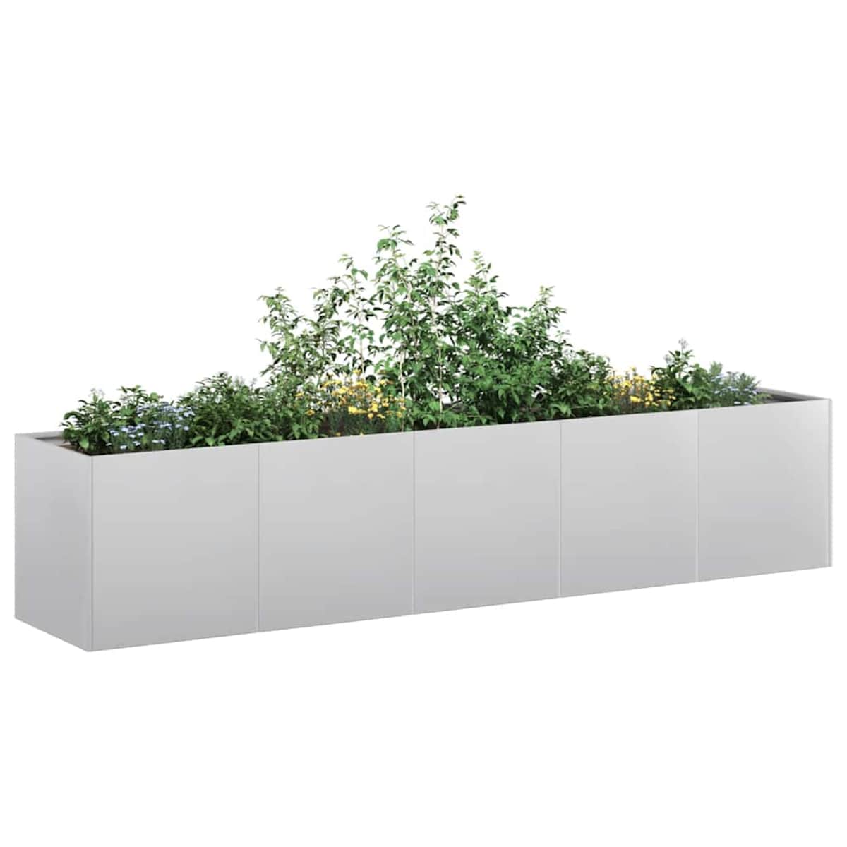 vidaXL Doniczka 200x40x40 cm Stal ocynkowana