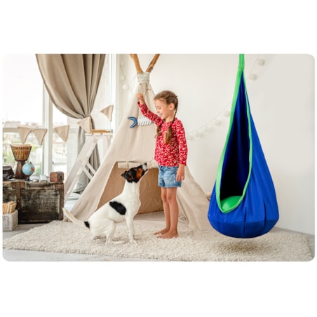 Kokon huśtawka bujak fotel wiszący dla dzieci Neo-Sport