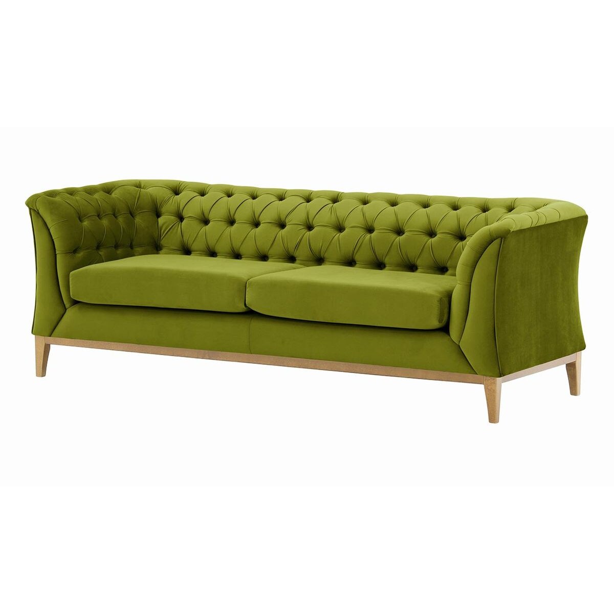 Sofa 2,5-osobowa Chesterfield Modern Wood-Velluto 9