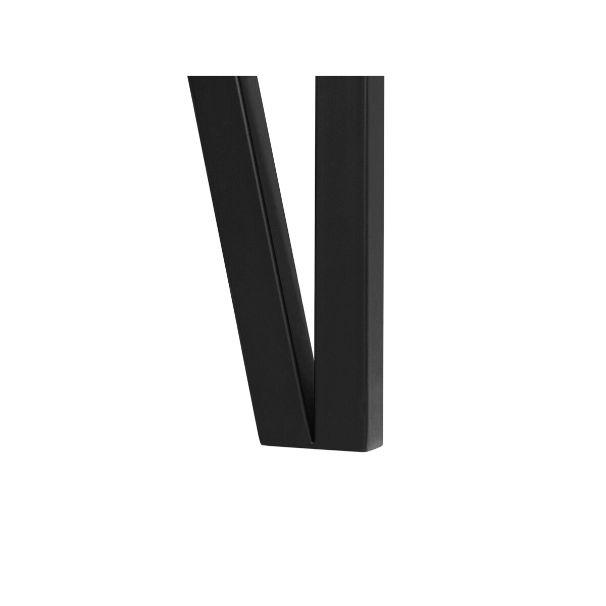 Stół do jadalni 180 x 90 cm jasne drewno z czarnym ADENA