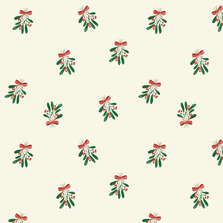 Poduszka świąteczna na krzesło - Świąteczna kokardka