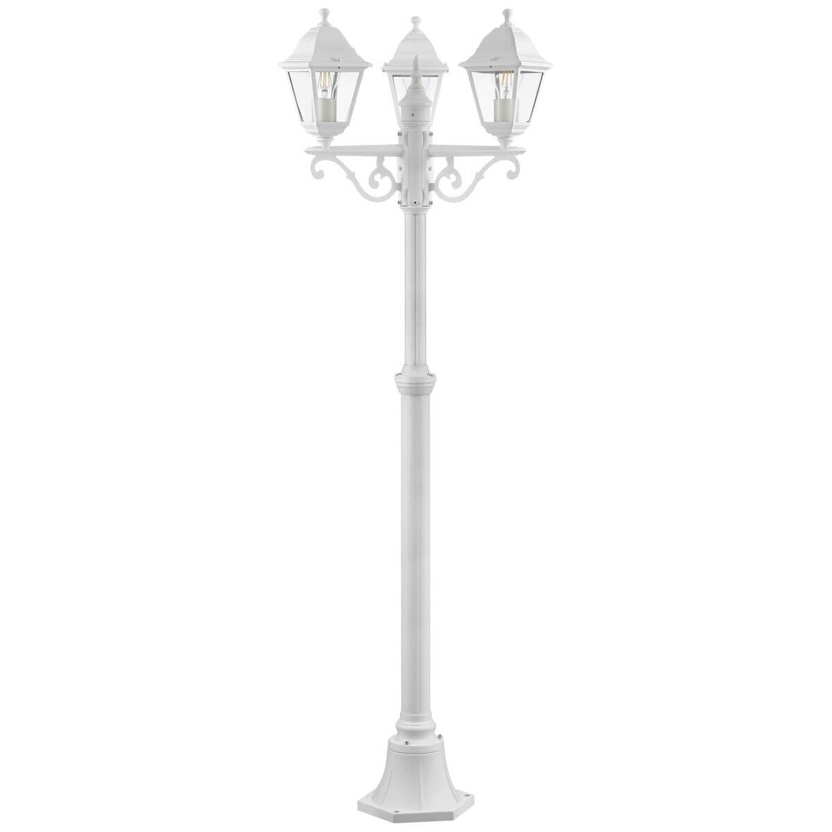 Zewnętrzna lampa stojąca Nissie 90995A05 Brilliant latarnia biała