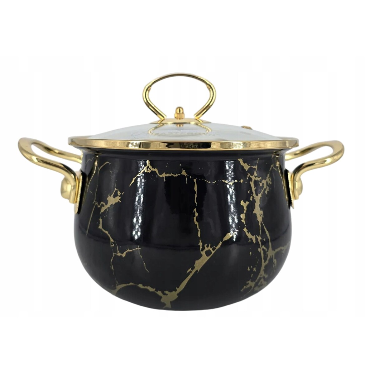 Zestaw Garnków Emaliowanych Retro 8 El. Komplet Do Indukcji I Gazu