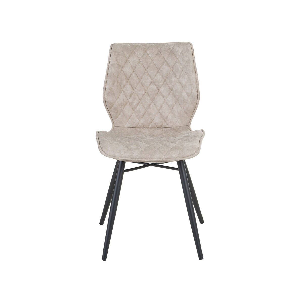 Zestaw 2 krzeseł do jadalni beżowy LISLE