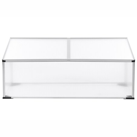 Szklarnia ogrodowa SERIFOS Srebrny 60 cm