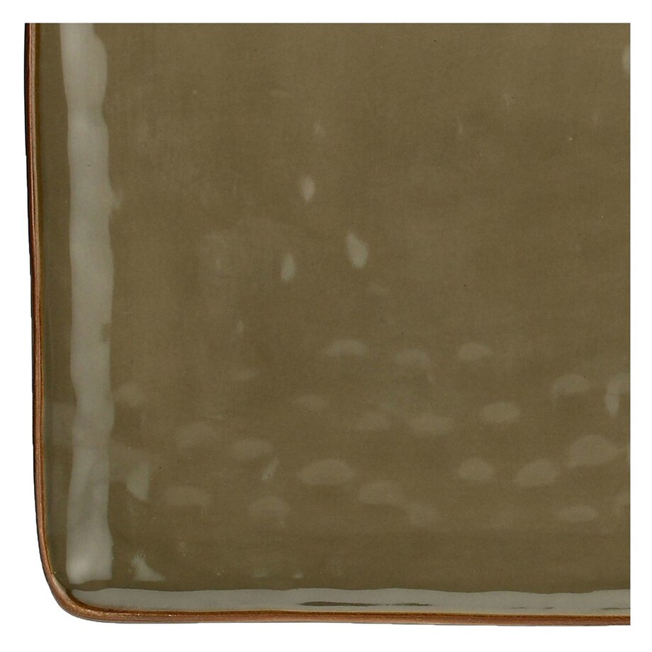 Taca prostokątna Concerto Grigio Tortora - Szaro-brązowy, 36 x 26.5 cm