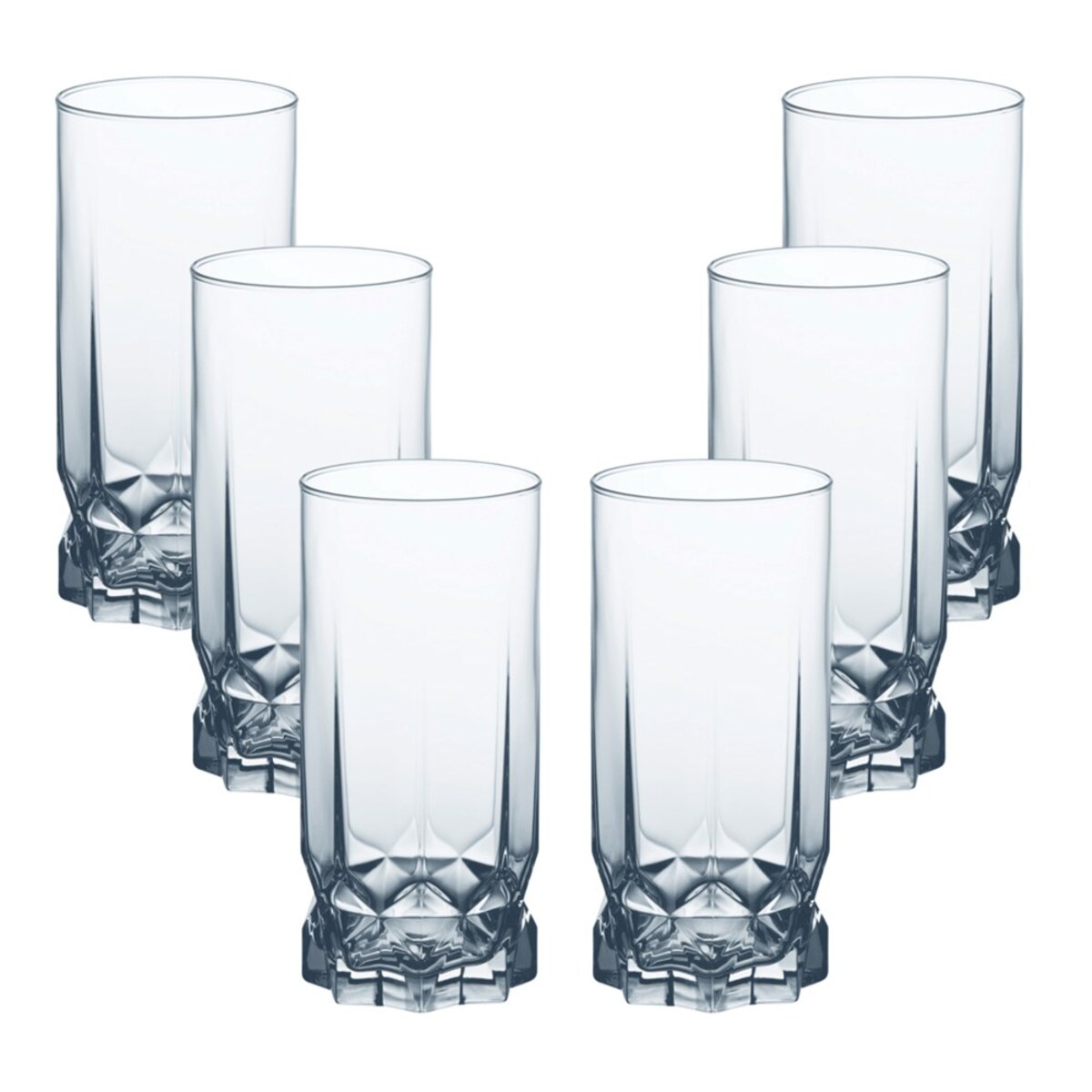 Ambition komplet 6 wysokich szklanek 325 ml Diamond 64683