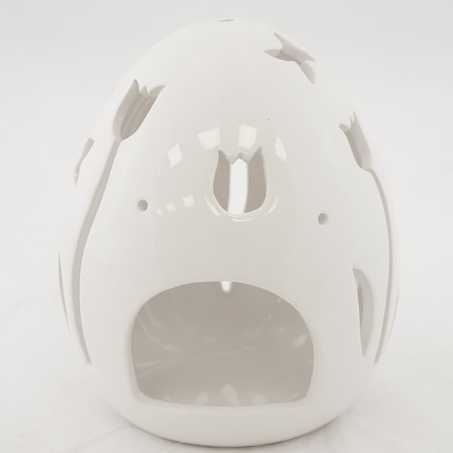 Ceramiczne jajko - tea-light 20x16,5x16,5 cm