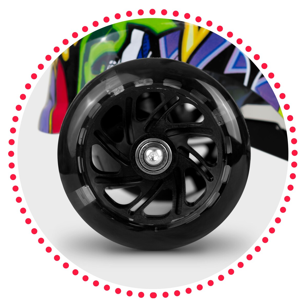 Hulajnoga trójkołowa dla dzieci Ricokids Piko czarna