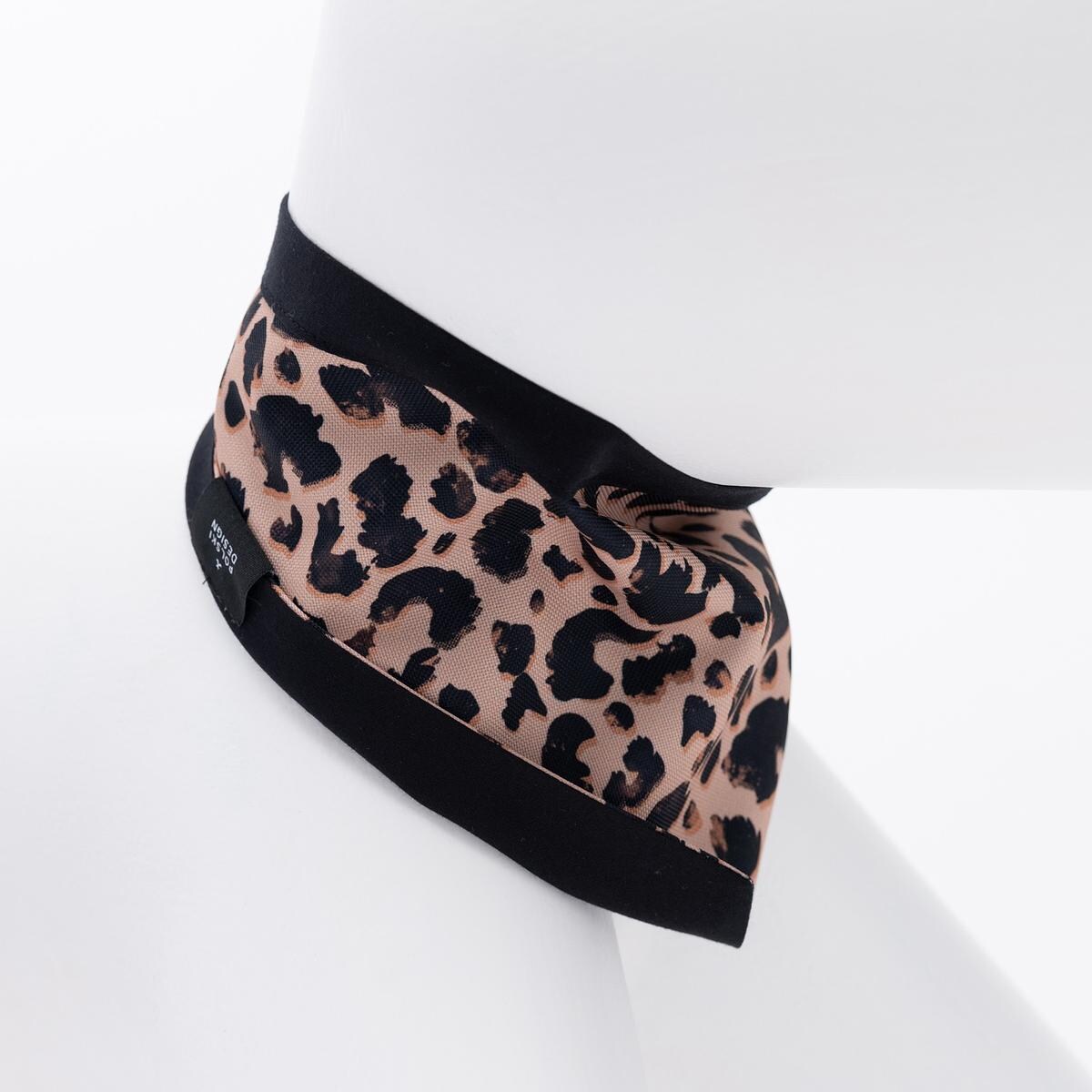 Bandanka "Panterka" - Rozmiar: S, Rodzaj: Zapinana na szyi