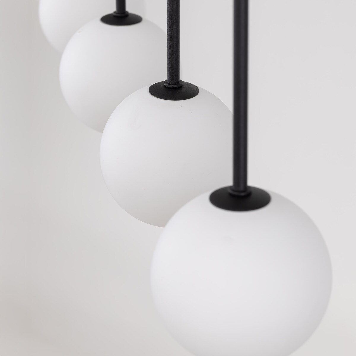 Lampa wisząca TK Lighting MARTIN 4503 czarno-biała 4xG9 regulowana do jadalni i kuchni