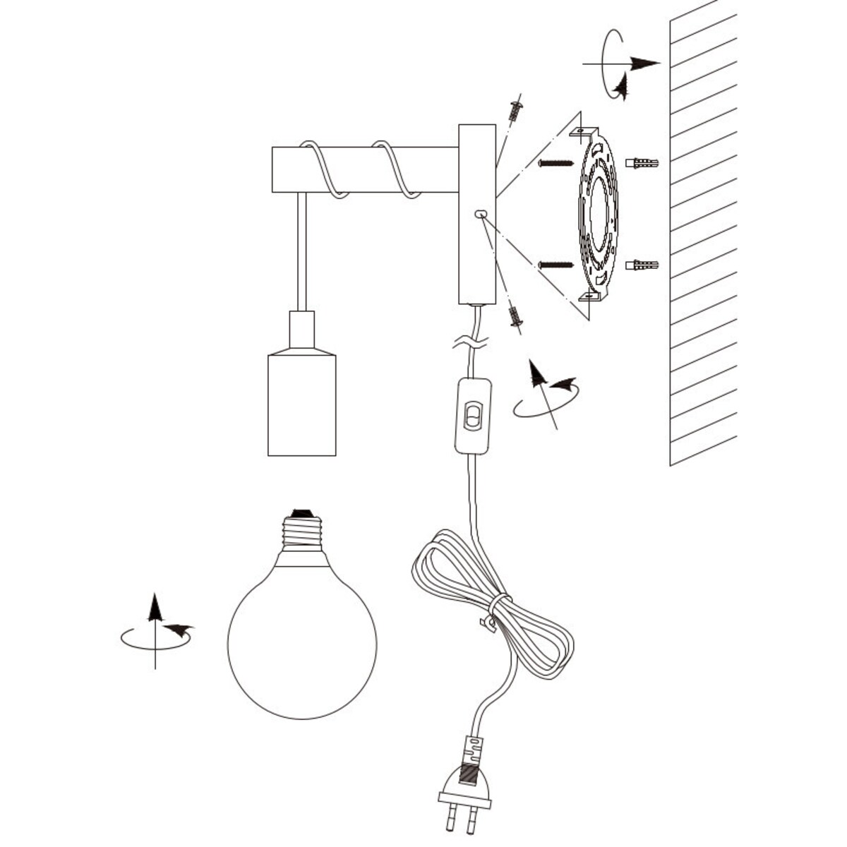 Kinkiet LAMPA ścienna PAULIEN 08227/01/66 Lucide dziecięca OPRAWA metalowa różowa