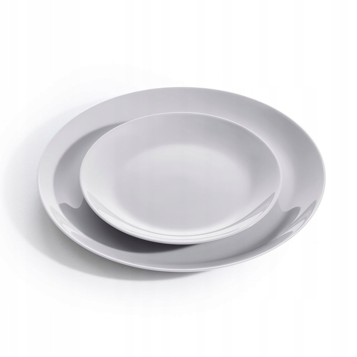 TALERZE DESEROWY diwali 6x 19 cm LUMINARC szare NA CIASTO DESERY prezent