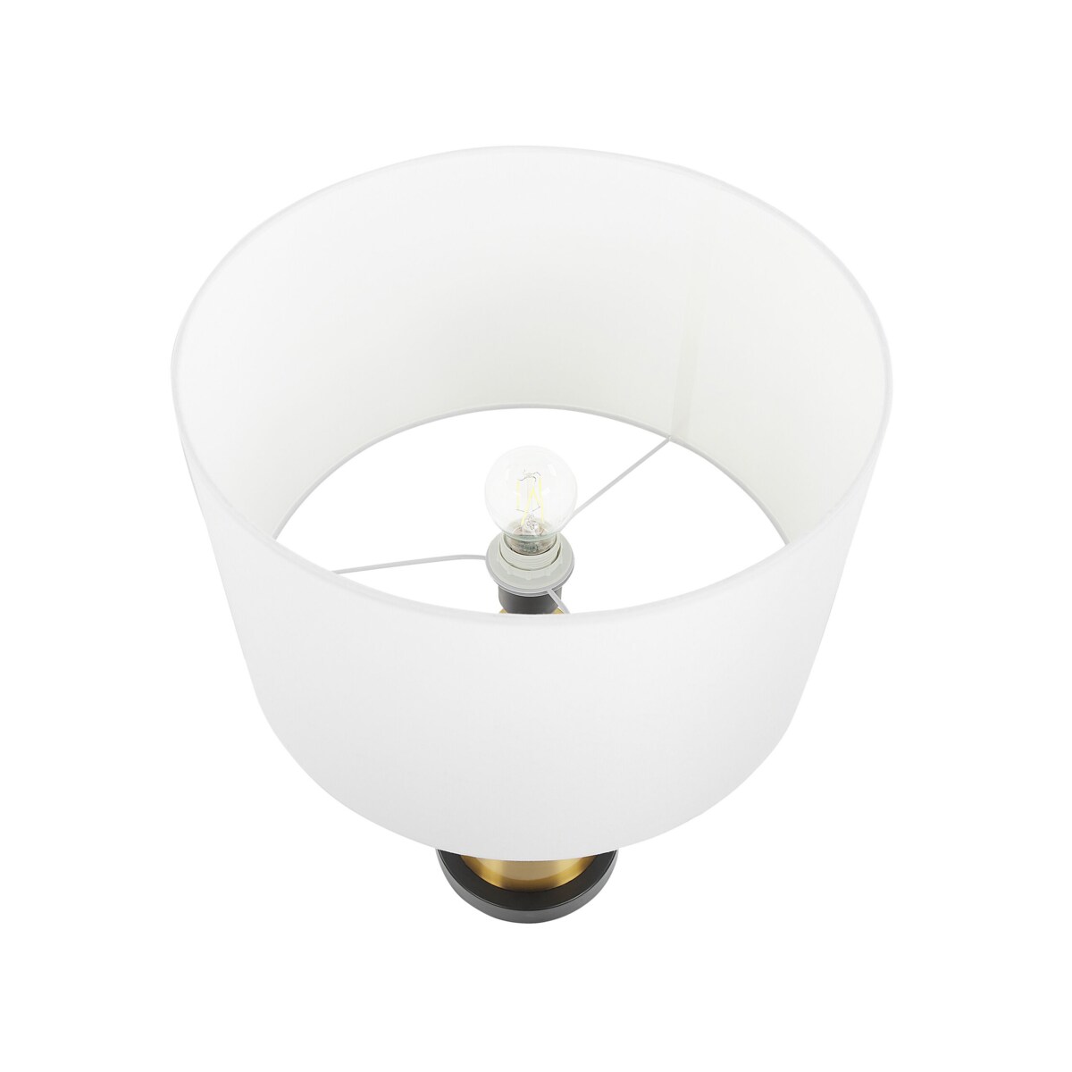 Lampa stołowa metalowa złota SANDON