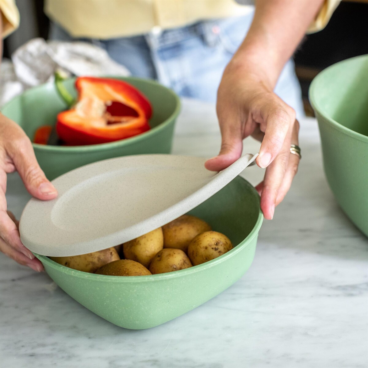 Pojemnik na żywność CONNECT BOX, hermetyczny, 1,3 l, KOZIOL