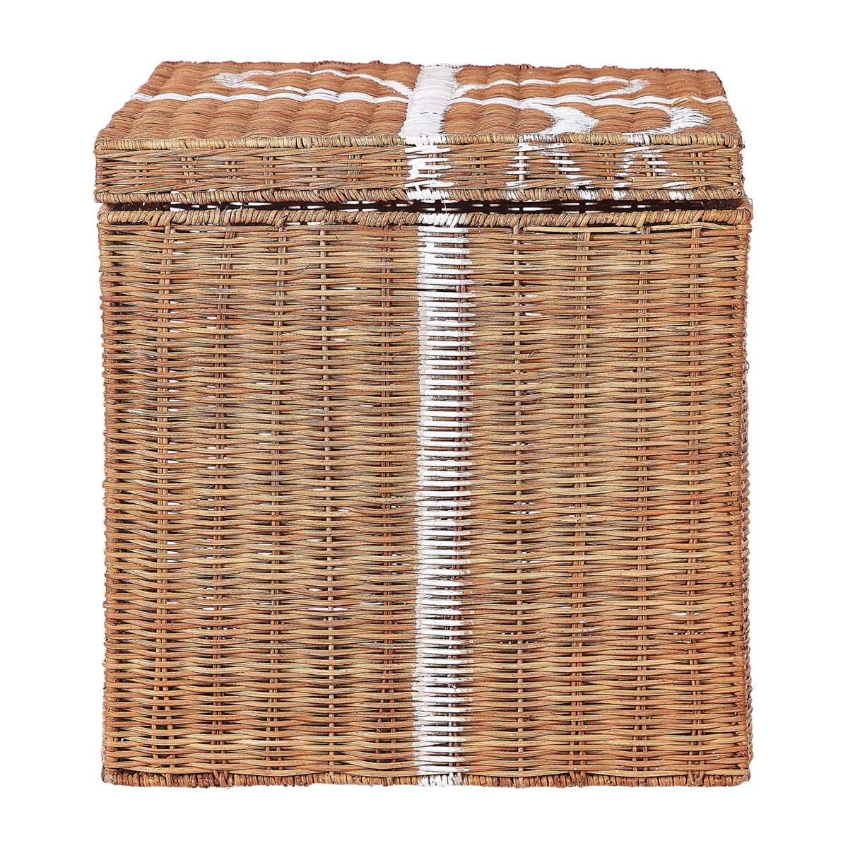 Zestaw 3 pudełek rattanowych brązowy CADEAU