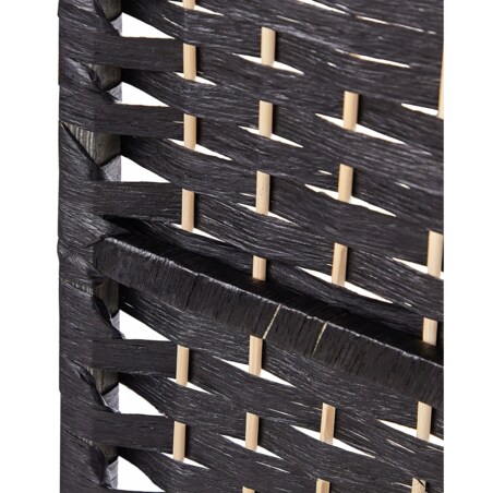 4-panelowy parawan pokojowy LAPPAGO Czarny 163 cm 170 cm