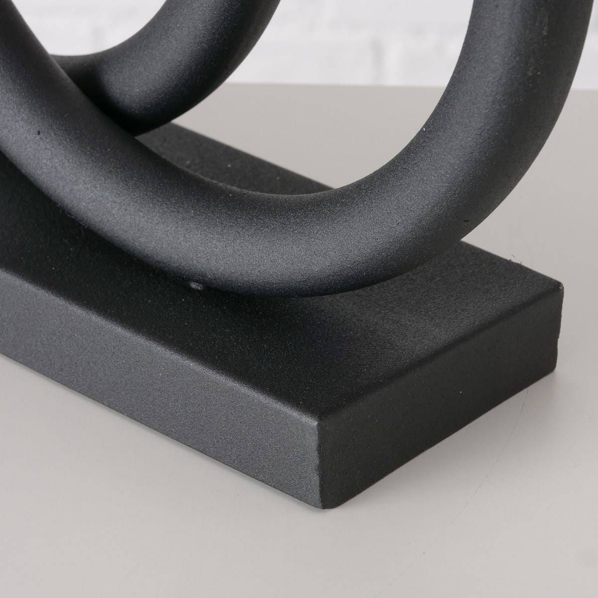 Metalowy świecznik Tonis, 34 x 33 cm, czarny