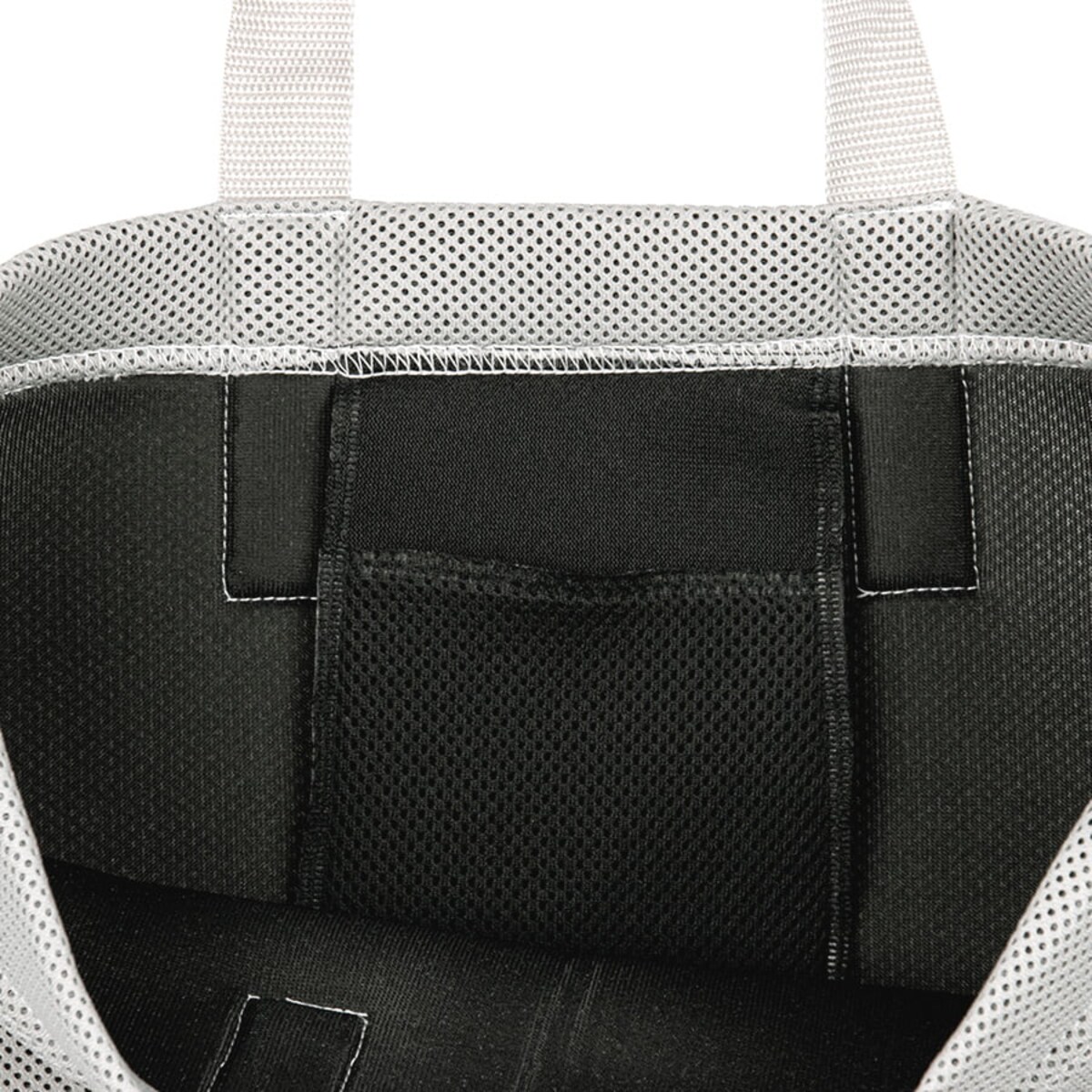 Torba plażowa szara jasne rączki 45x36 cm