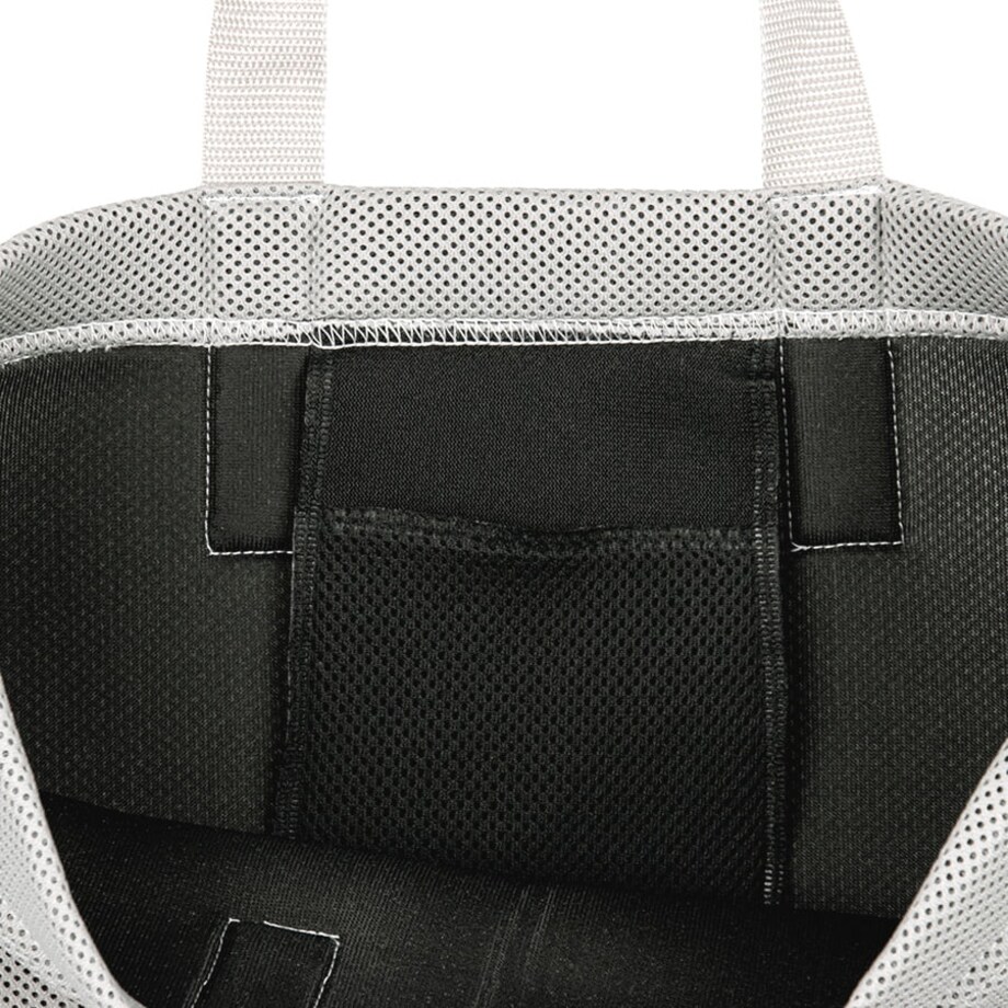 Torba plażowa szara jasne rączki 45x36 cm