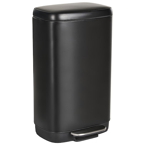 Kosz na śmieci z pedałem 30 L ECOCOLLECT Metal Czarny