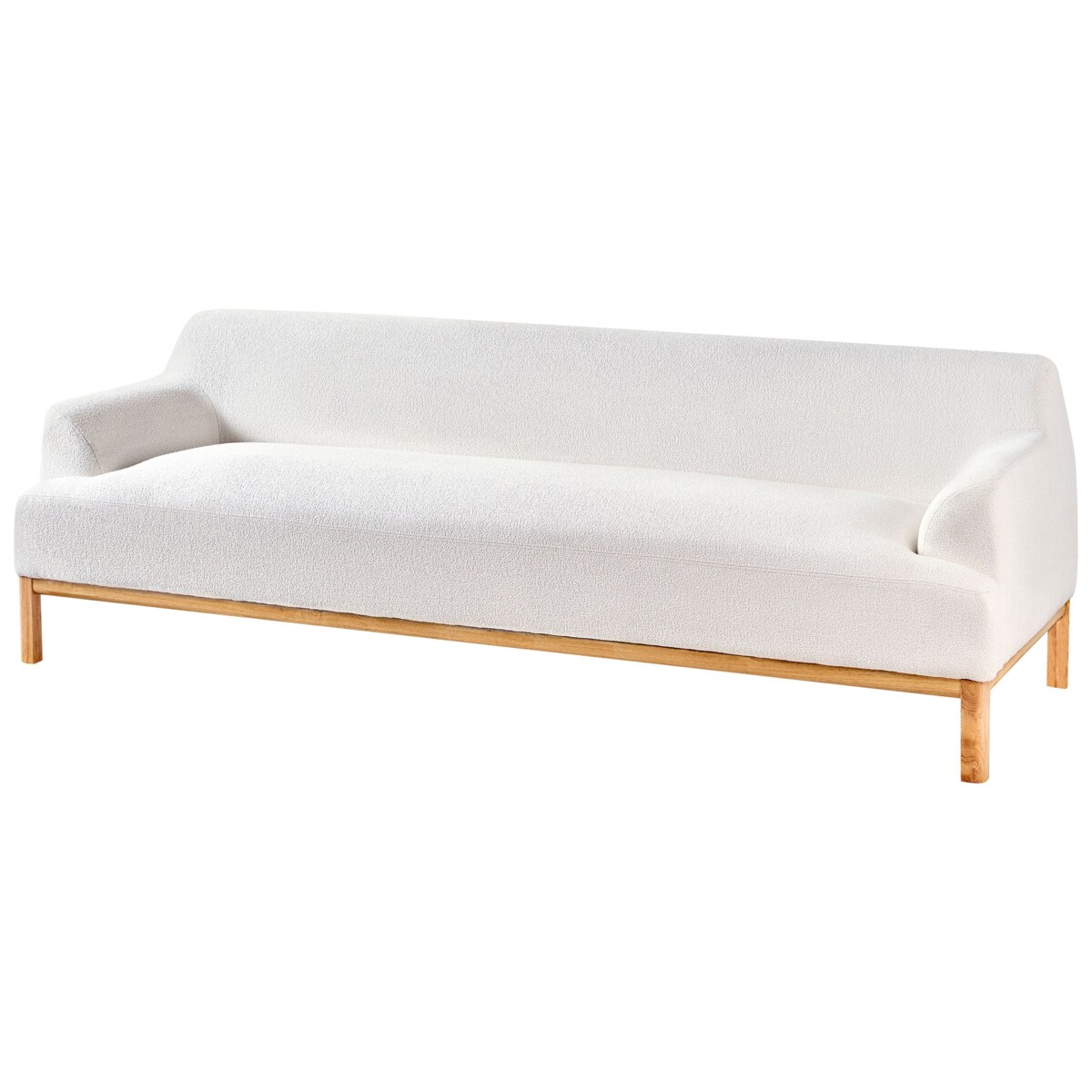 Sofa 3-osobowa boucle złamana biel SOSJO