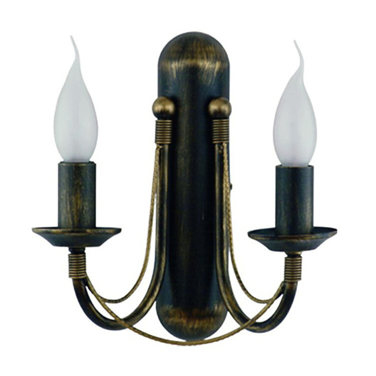 Lampa ścienna 203 ARES Czarny patynowany złotem Nowodvorski