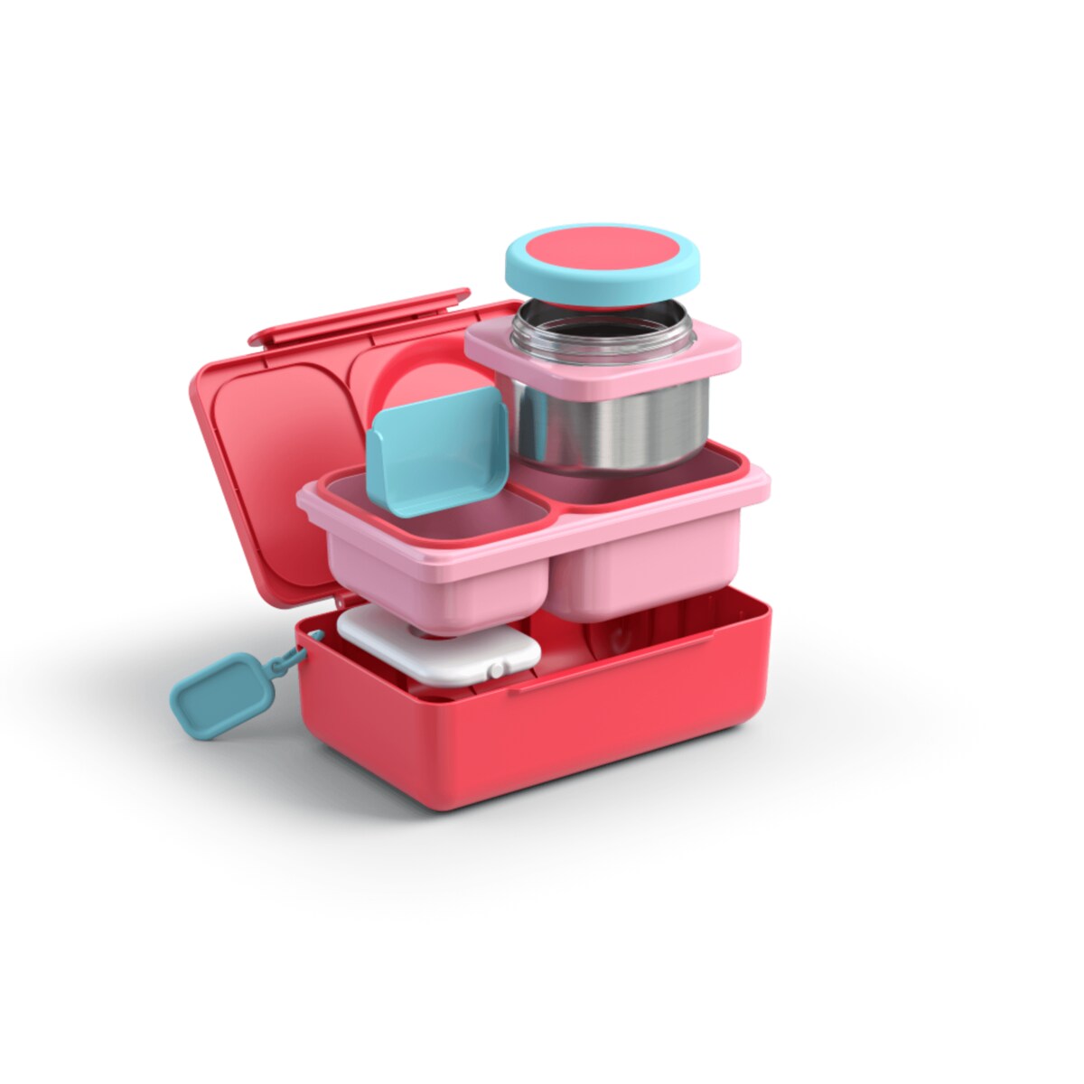 OMIE OMIEBOX UP lunch box z termosem, Cherry Pink
