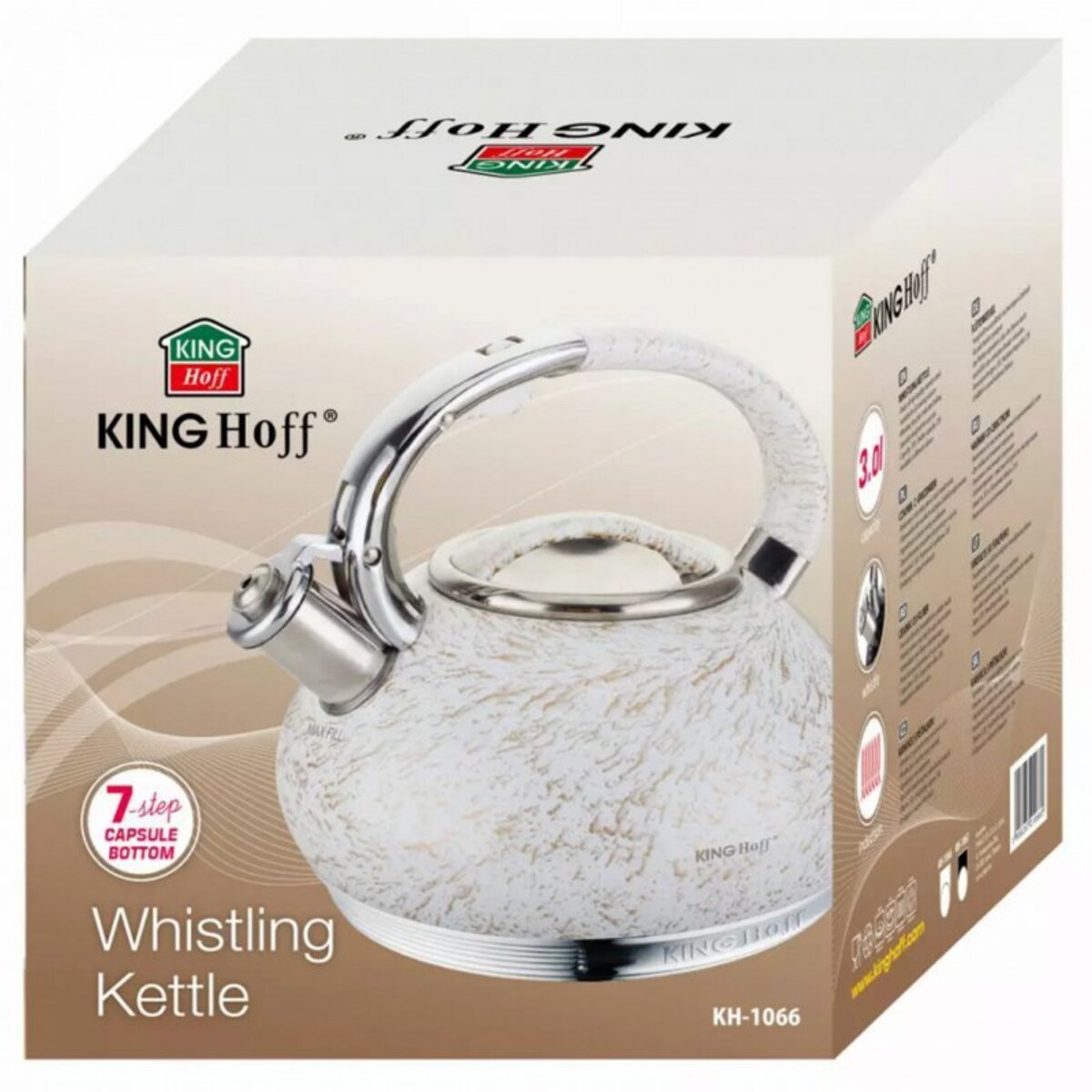 Czajnik Z Gwizdkiem Z Linii Gold 3,0L