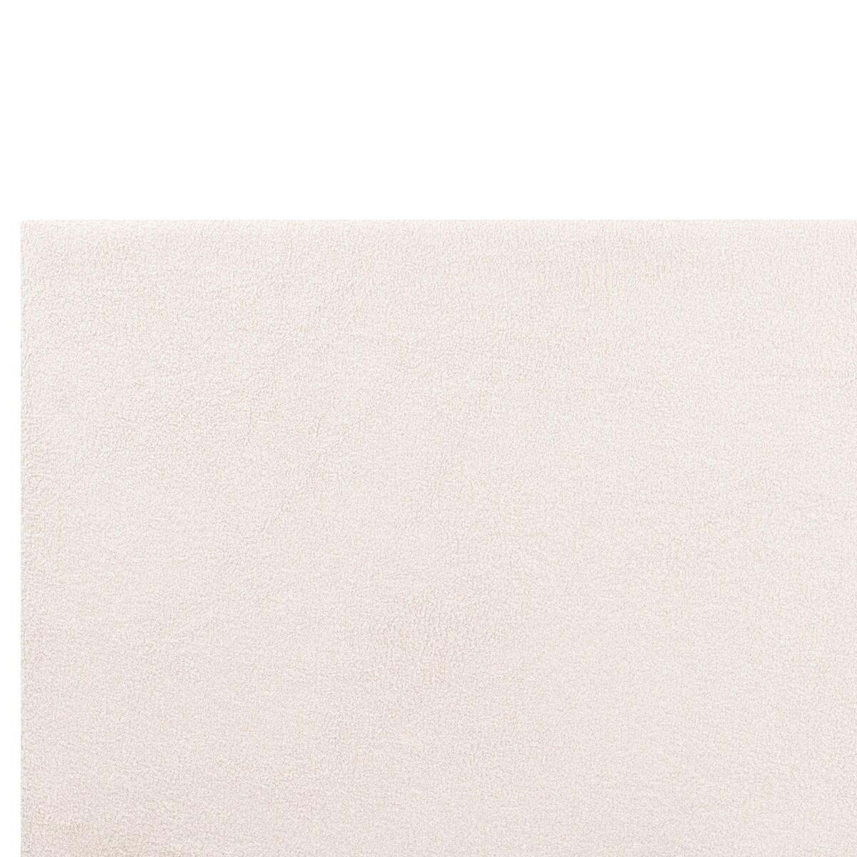 Łóżko wodne Boucle ALBI 160 x 200 cm Złamana biel