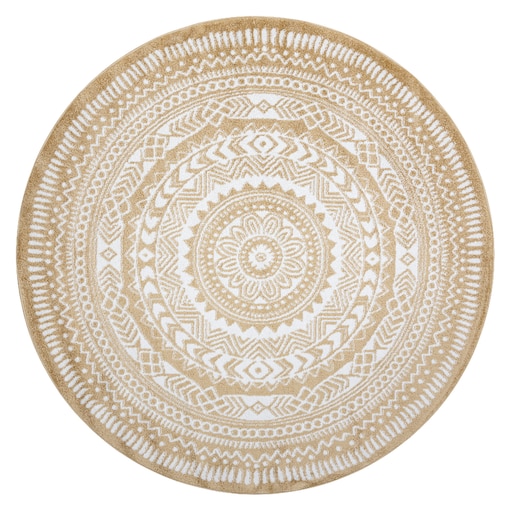 Dywan FUN Napkin serweta koło - złoty koło 160 cm