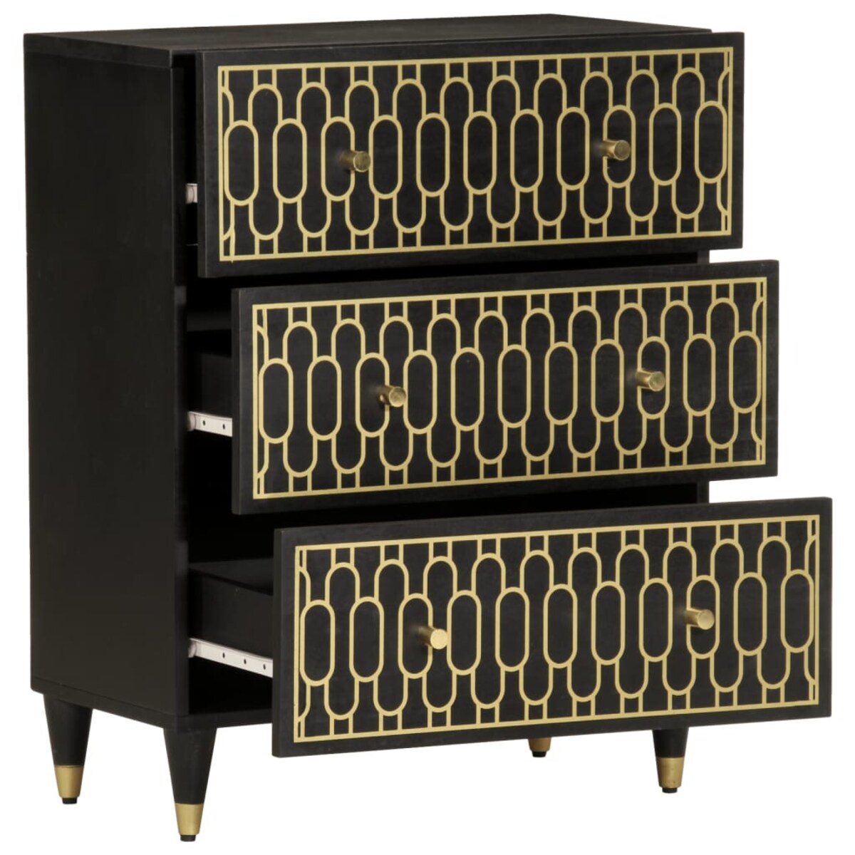 vidaXL Szafka, 60x33x75 cm, lite drewno mango