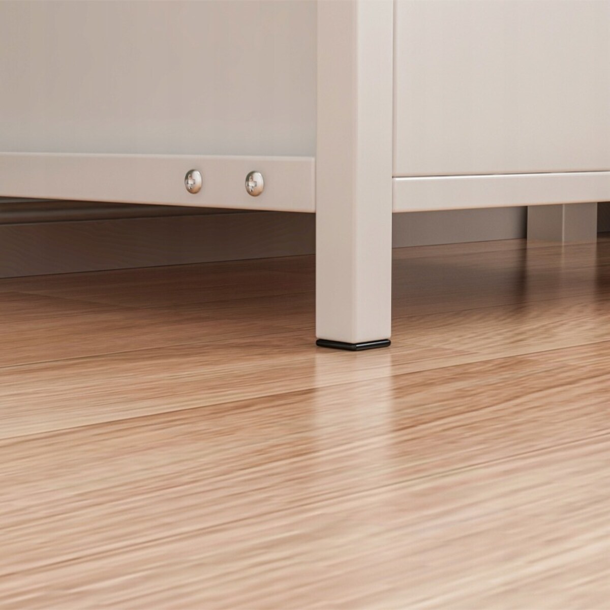 Szafka nocna biała z 2 szufladami nowoczesna loft stolik do sypialni 45 cm