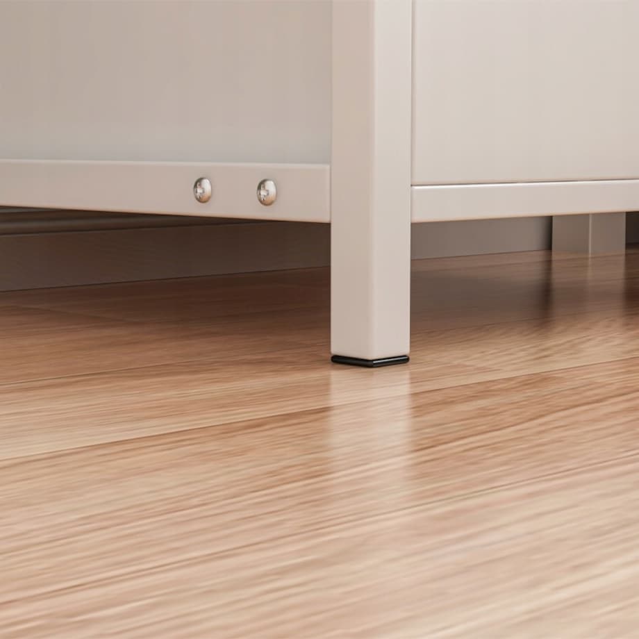 Szafka nocna biała z 2 szufladami nowoczesna loft stolik do sypialni 45 cm