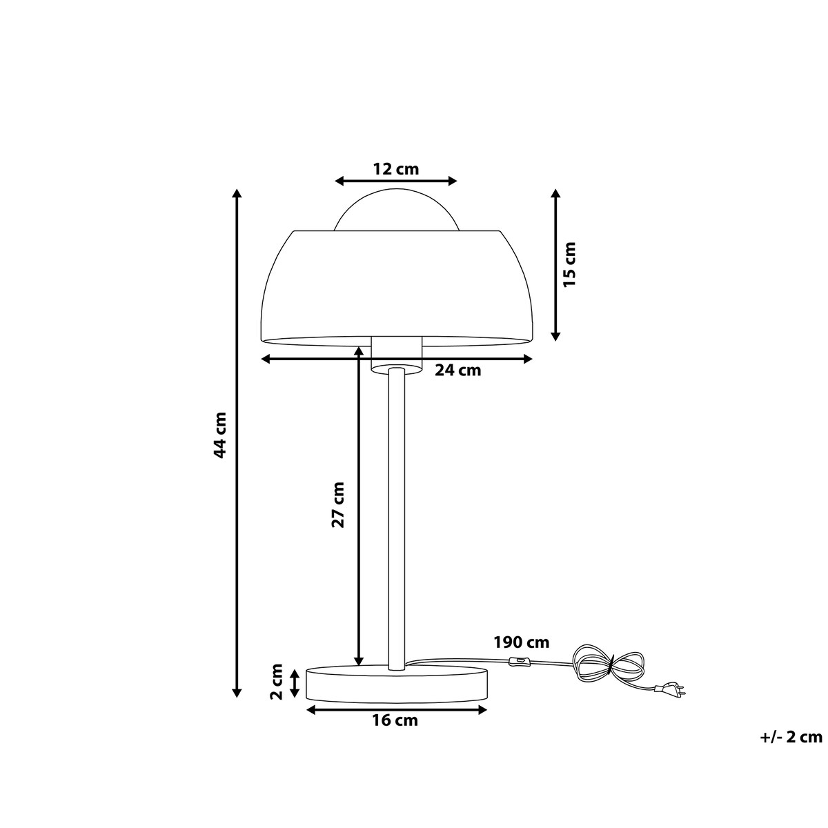Lampa stołowa SENETTE Metal Srebrny