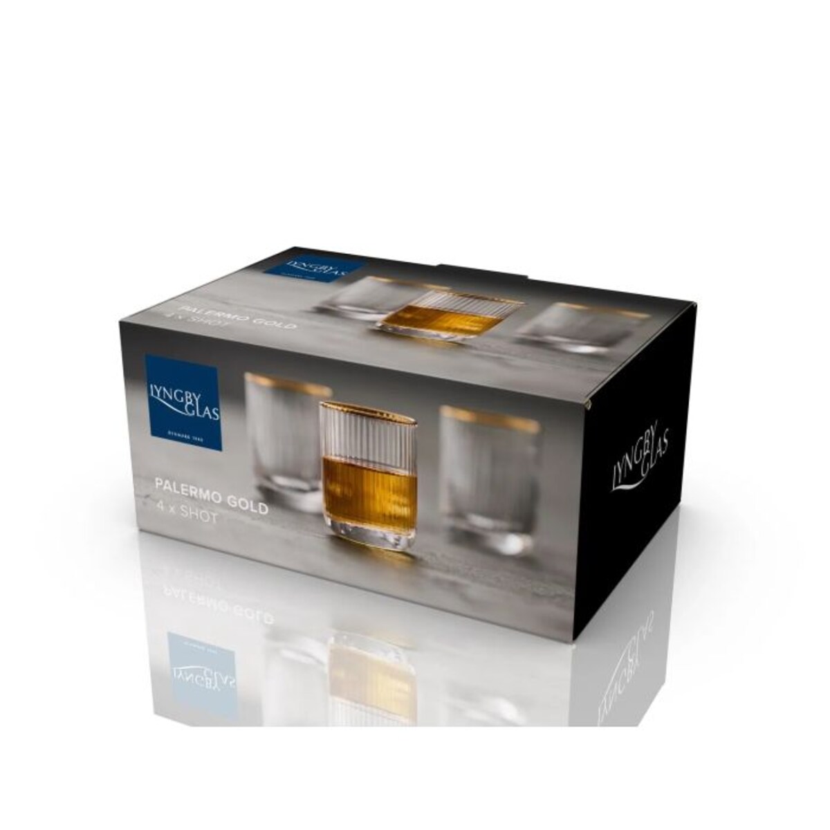 Kieliszki do shotów 60 ml Palermo Gold 6 sztuk 37054