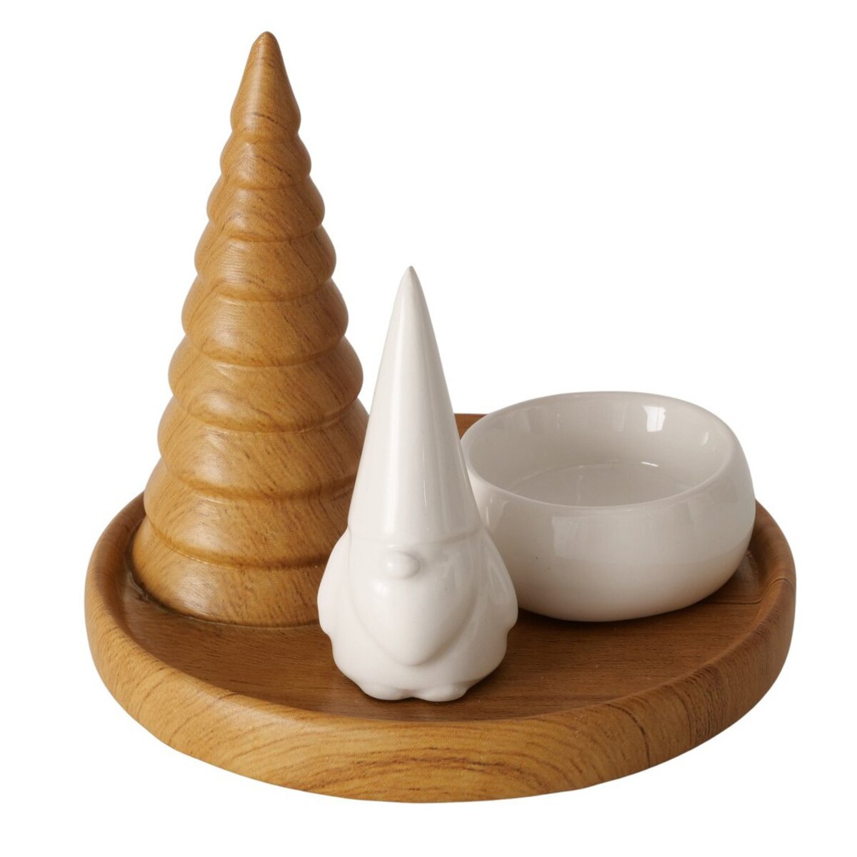 Świecznik na tealight AMIRA z choinką, Ø 13 cm