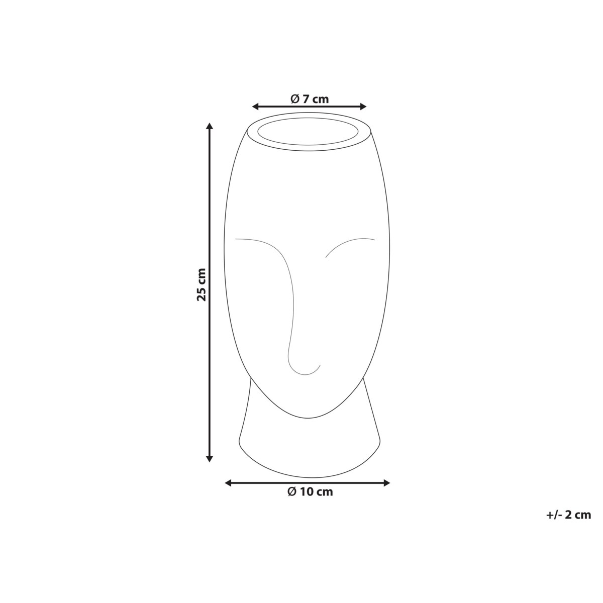 Wazon na kwiaty ceramiczny różowy PALLINI