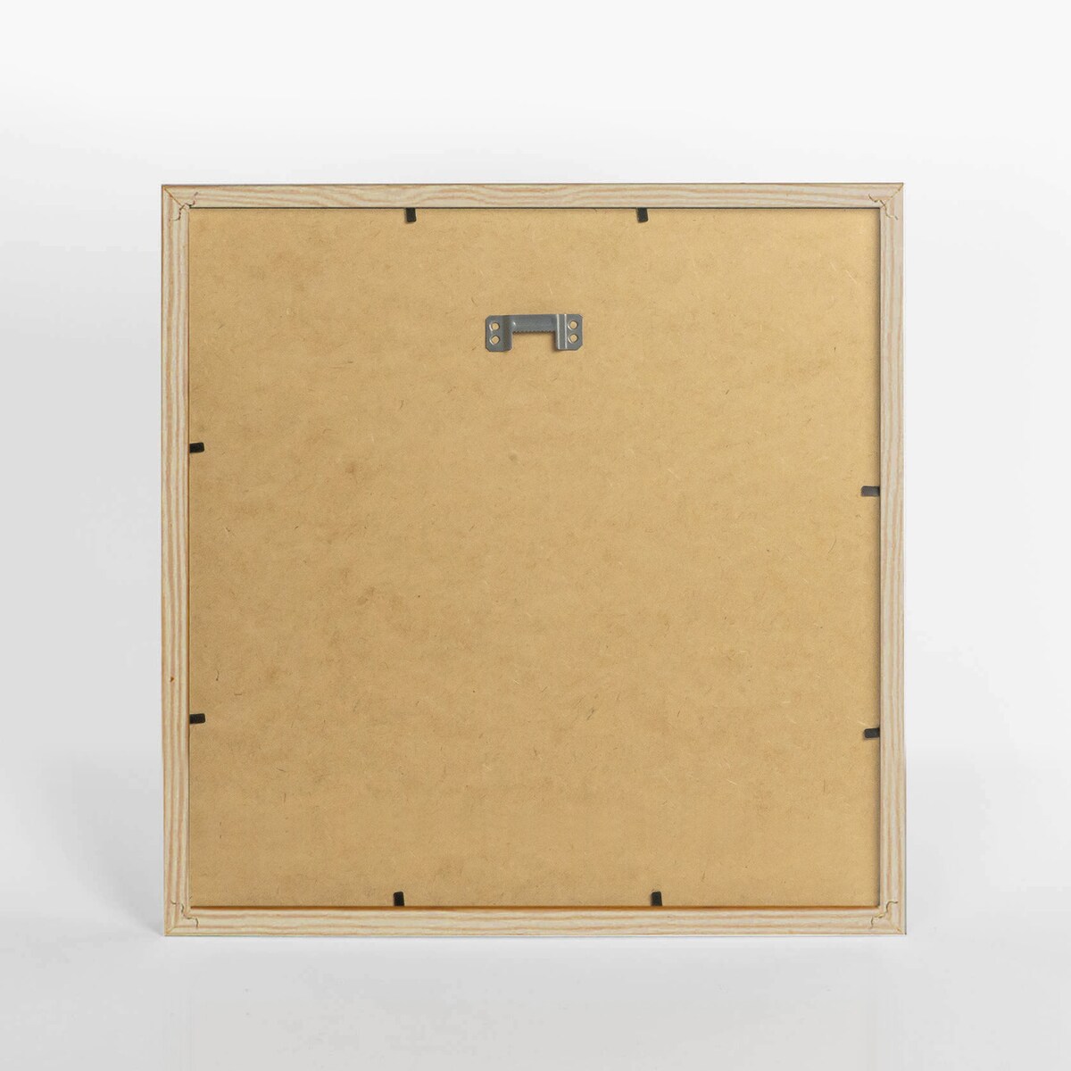 Brązowa ramka na zdjęcia 30x30 cm wisząca rama MDF z plexi klasyczna ramka kwadratowa